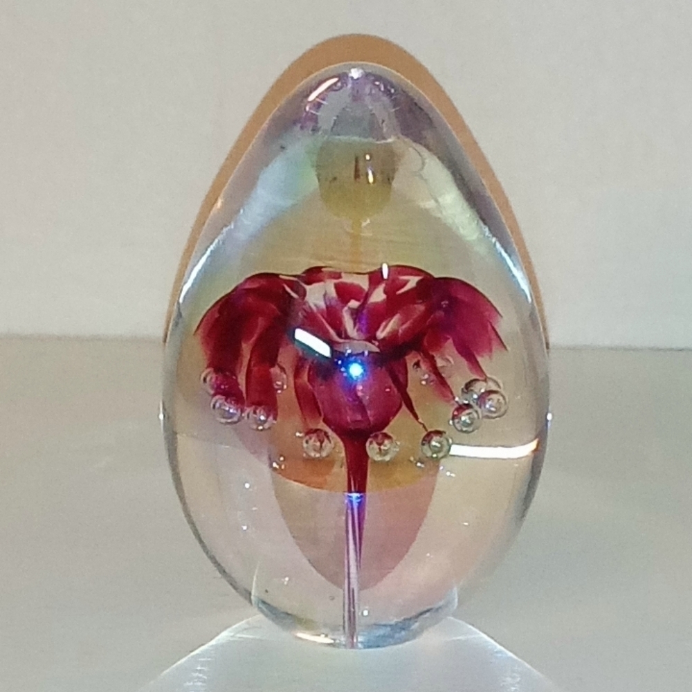 *Rare* One-of-a-Kind Vintage JamesAlloway Glass Art-Signed*
